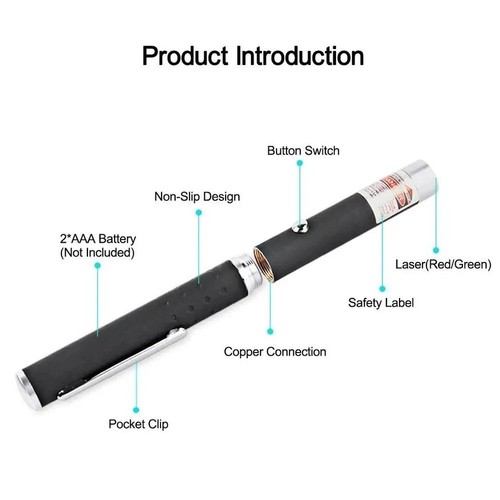 Red laser pointer pen light - red,