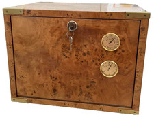 Large birds-eye maple cigar humidor