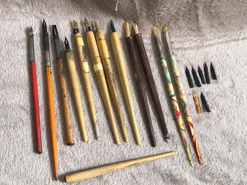 Old vintage wooden - wooden, calligraphy