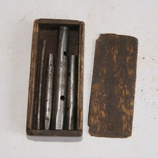 4x Vintage Box Tube Plug