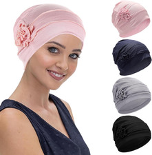 4 Pieces Chemo Headwear Women