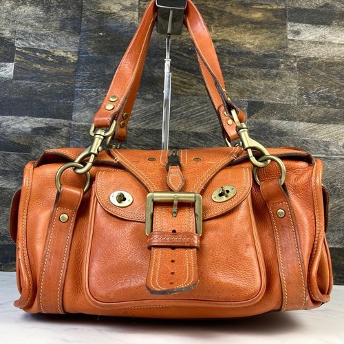 Mulberry y2k orange leather - orange,