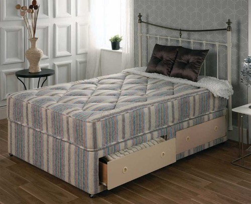 Thick open coil sprung - thick,