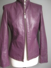 Ladies Real Leather purple