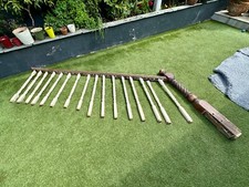 Victorian House circa 1890 Mahogany Staircase Banister, Newel Post and Spindles