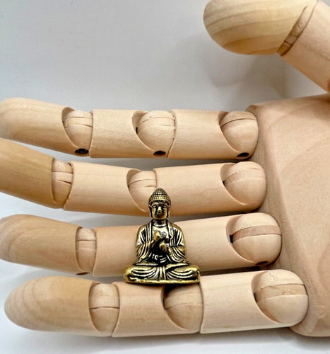 Small brass buddha - small, statue