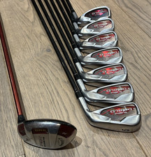 Callaway Diablo Forged Irons Set 5-SW + 4 Hybrid - Mens RH Graphite Regular Flex