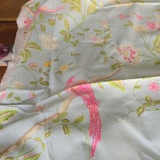 LAURA ASHLEY SUMMER PALACE DUCK EGG FABRIC ( 75CM )