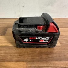 Milwaukee M18B4 Battery 18V 4.0Ah REDLITHIUM-ION Li-Ion Power Tool Pack - Used