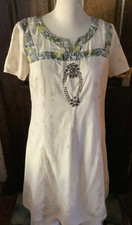Noa Noa Dress Ivory Beaded