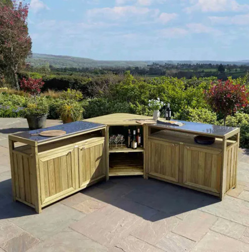 Zest outdoor kitchen set - outdoor,
