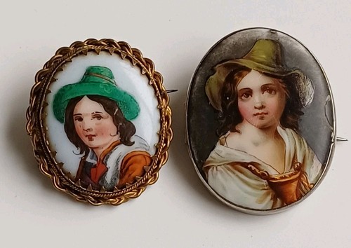 Ceramic hand painted - painted, limoges