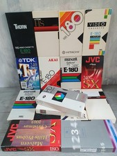 Used VHS Cassette Tapes TV