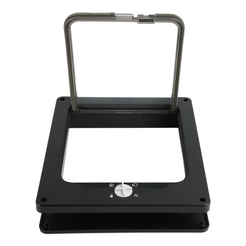 Black pet door - black,