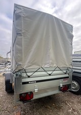 Brenderup 2260 Braked Trailer 260 x 128 x 40cm with High Cover & Stand