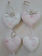 Set 4 Peony and Sage Hearts