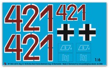 Peddinghaus 1/6 1584 Panther 4.SS Pz Reg. Div. The Reich Oscha Ernst Barkmann 4