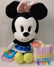 Disney Baby Minnie Mouse On The Go Activity Plush For Baby Stroller Or Car Seat