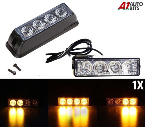 Led mount amber strobe - 4,