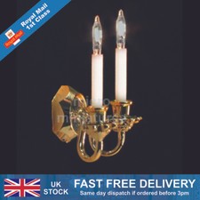 Dolls House Double Candle Wall