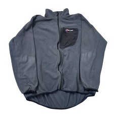 Berghaus Fleece Jacket Walking Hiking Outdoors Zip Pockets Grey Mens 2XL