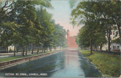 Postcard dutton canal - postcard, st
