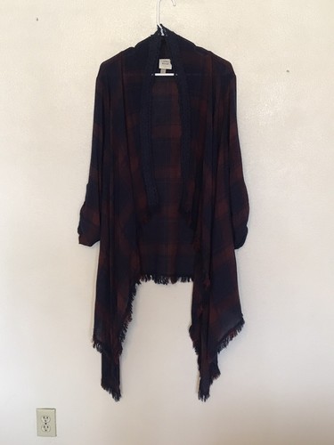 Knox rose plaid kimono cover - plaid,