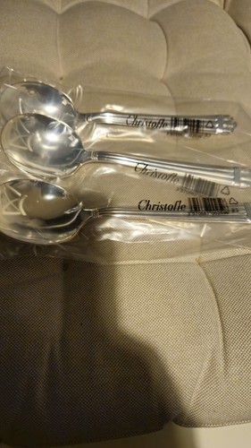 Christofle silver large spoon - silver,