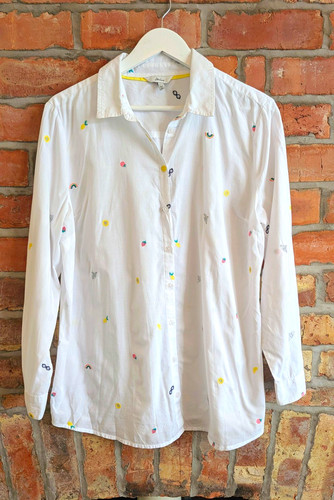 Joules white multicolour - white,