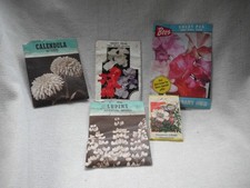 VINTAGE SEED PACKETS x 5