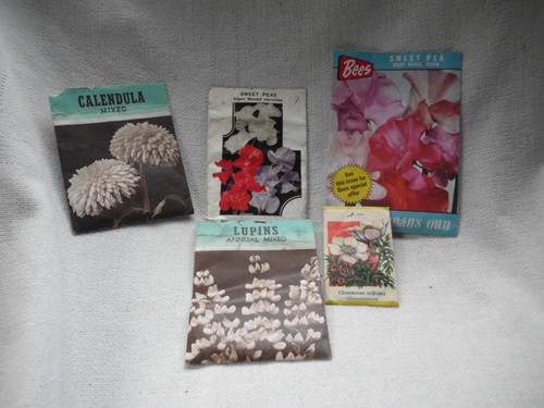 Vintage seed packets 5 - seed,