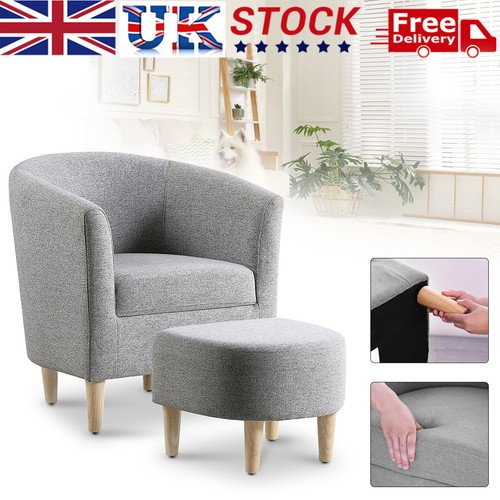 Linen lazy chair - lazy,