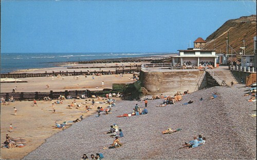 Vintage sheringham beach - vintage,