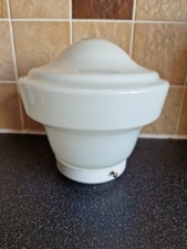 WHITE OPALINE MILK GLASS LIGHT