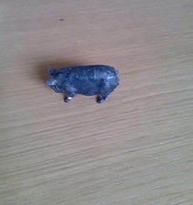 Vintage Toy Lead Pig From 1950-1960