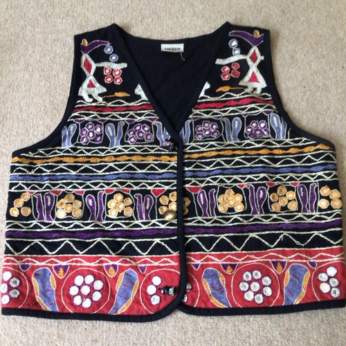 Mirror embroidered waistcoat - mirror,