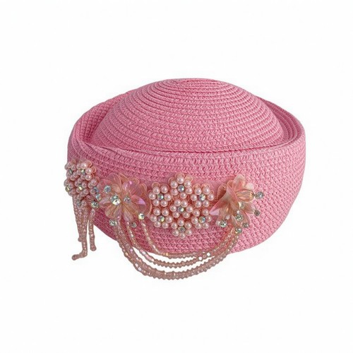 Short brim woven - woven, hat