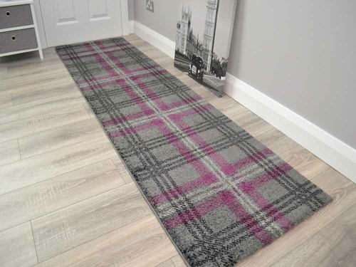 Tartan area rug lounge - lounge, soft