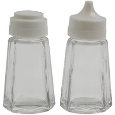 Clear Glass Salt And Pepper