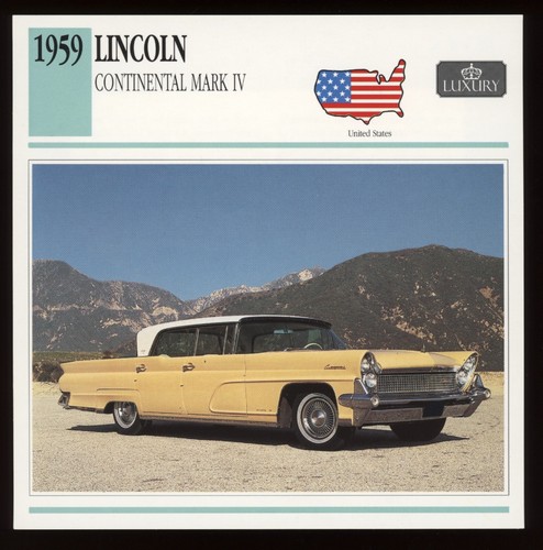 1959 lincoln continental mark - lincoln,