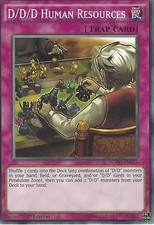 YU-GI-OH CARD: D/D/D HUMAN RESOURCES - SDPD-EN034 1ST EDITION