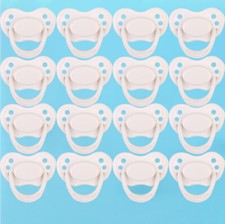 White Magnetic Dummy Soother Reborn Baby Dolls Supplies DIY Dummies Accessories