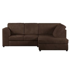 Luxor Chocolate Corner Sofa L