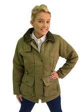 Campbell Cooper Ladies Tweed Shooting Fishing Riding Hunting Jacket Green New