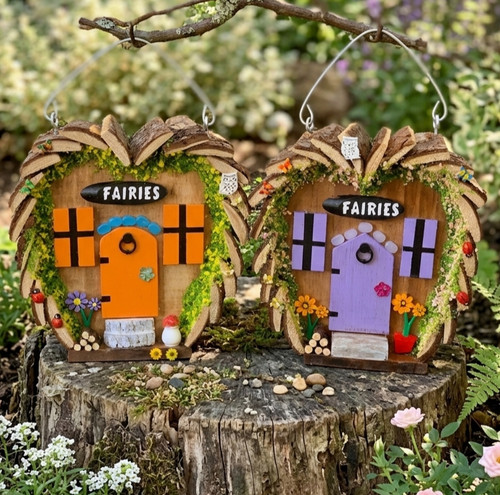 Handmade wooden fairy house - handmade,