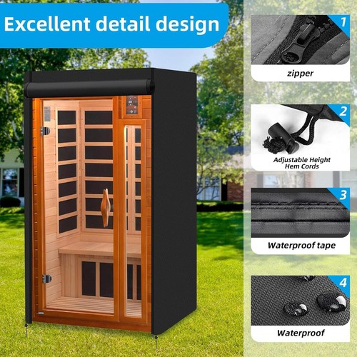 Outdoor sauna cover - cover, windproof