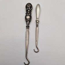 Antique Button Hook lot of 2