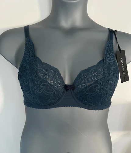 Charnos navy lace trim - navy, uk
