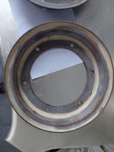 Old lambretta scooter wheel - old,
