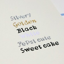 Metal Alphabet Stickers